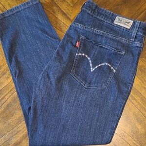 Levi's Dark Blue Denim Jeans